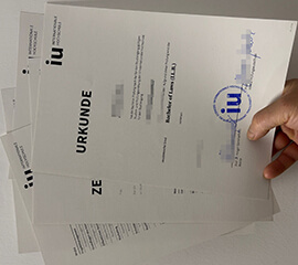 How to Buy IU Internationale Hochschule Urkunde online?