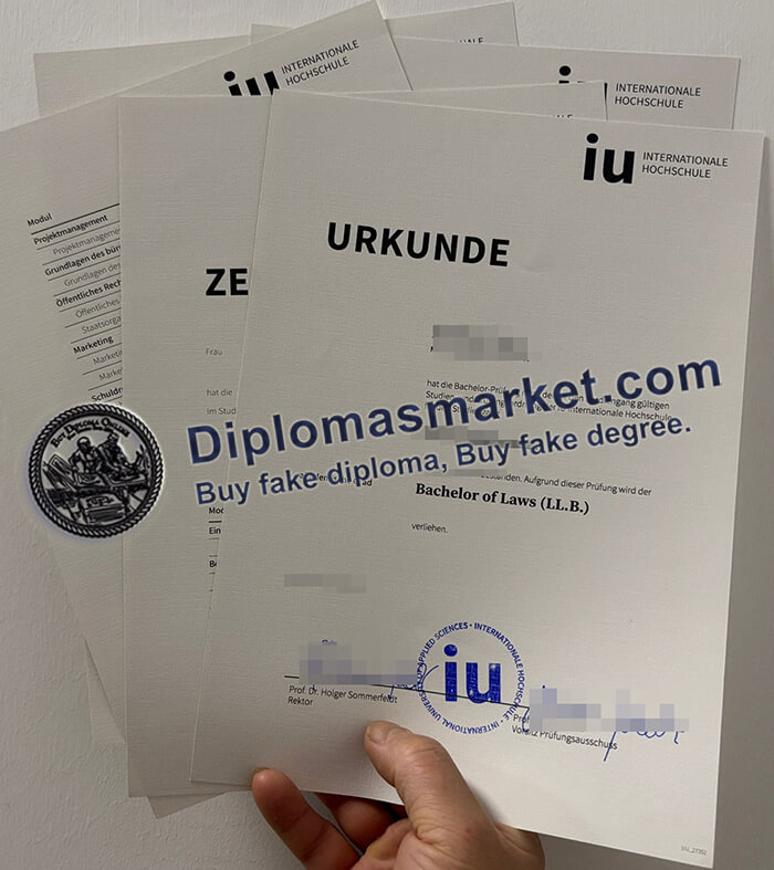 IU Internationale Hochschule degree