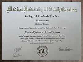 How to Purchase Medical University of South Carolina degree?