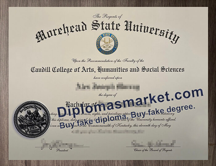 Morehead State University diploma