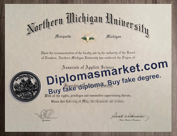 Northern Michigan University diploma