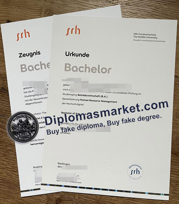 SRH Fernhochschule The Mobile University degree