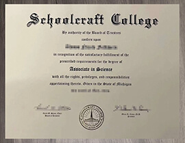 Is it legal to Order a copied Schoolcraft College degree online?
