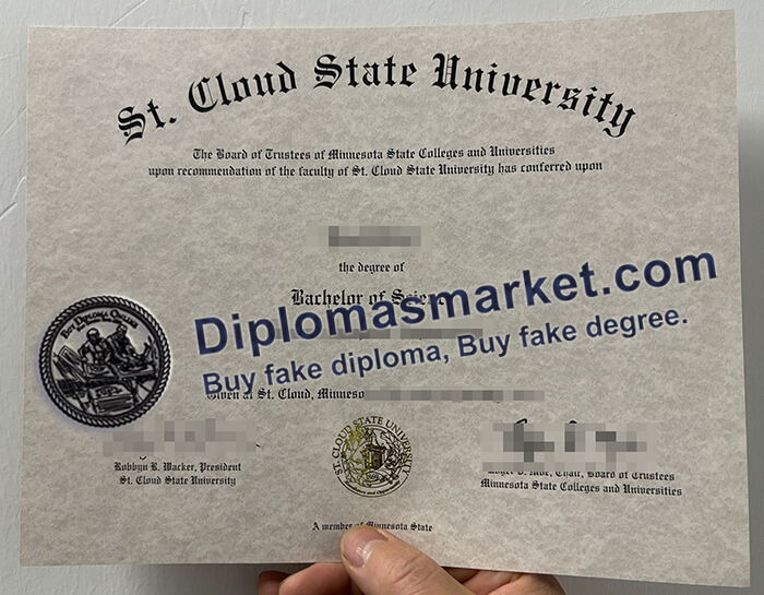 St Cloud State University diploma