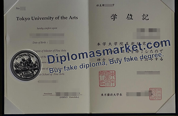 Tokyo University of the Arts diploma