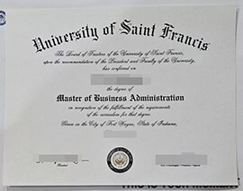 How much to order a University of Saint Francis degree in 2025?