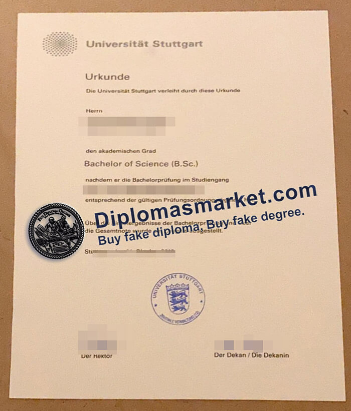 University of Stuttgart degree