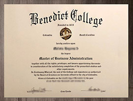 How to create the Benedict College degree certificate in 2025?