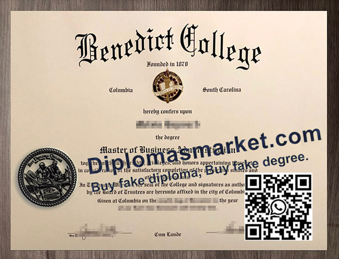 Benedict College diploma
