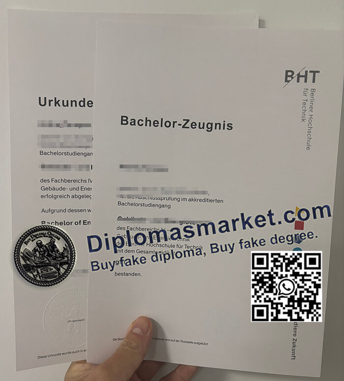 Berliner Hochschule für Technik Urkunde