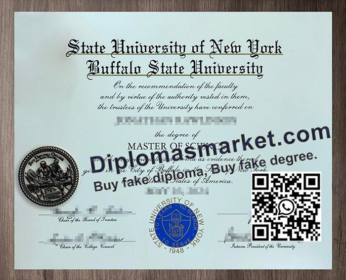 Buffalo State University diploma
