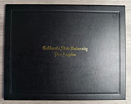 The best quality of the Cal State LA diploma cover online.
