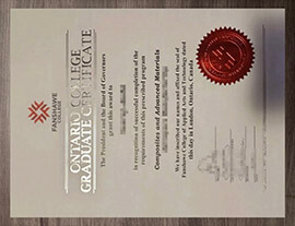 Attractive prices to make a Fanshawe College certificate.