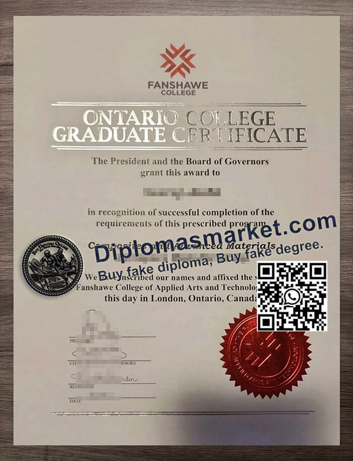 Fanshawe College diploma