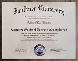 How to Get a Faulkner University degree? Order a Executive MBA degree.