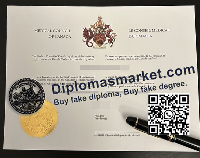 Medical Council of Canada certificate