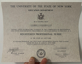 How to buy NY Registered Professional Nurse certificate?