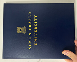 Customized Simon Fraser University diploma cover online.