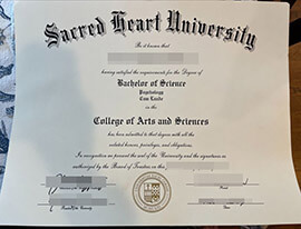 I want to order a Sacred Heart University degree in 2025.