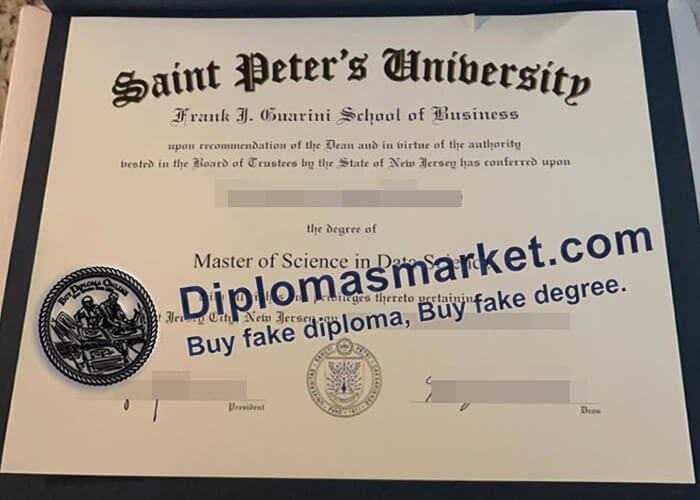 Saint Peter's University diploma