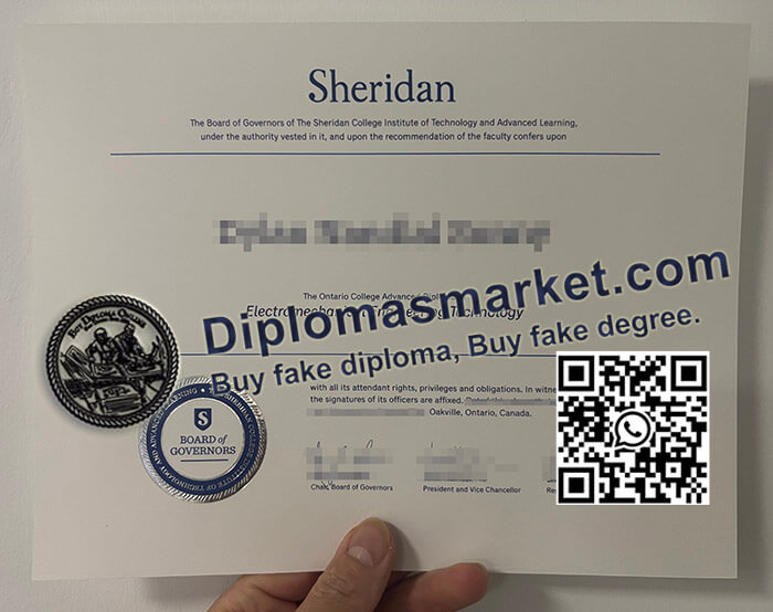 Sheridan College diploma