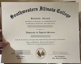 Smart tools to order a Southwestern Illinois College degree certificate.