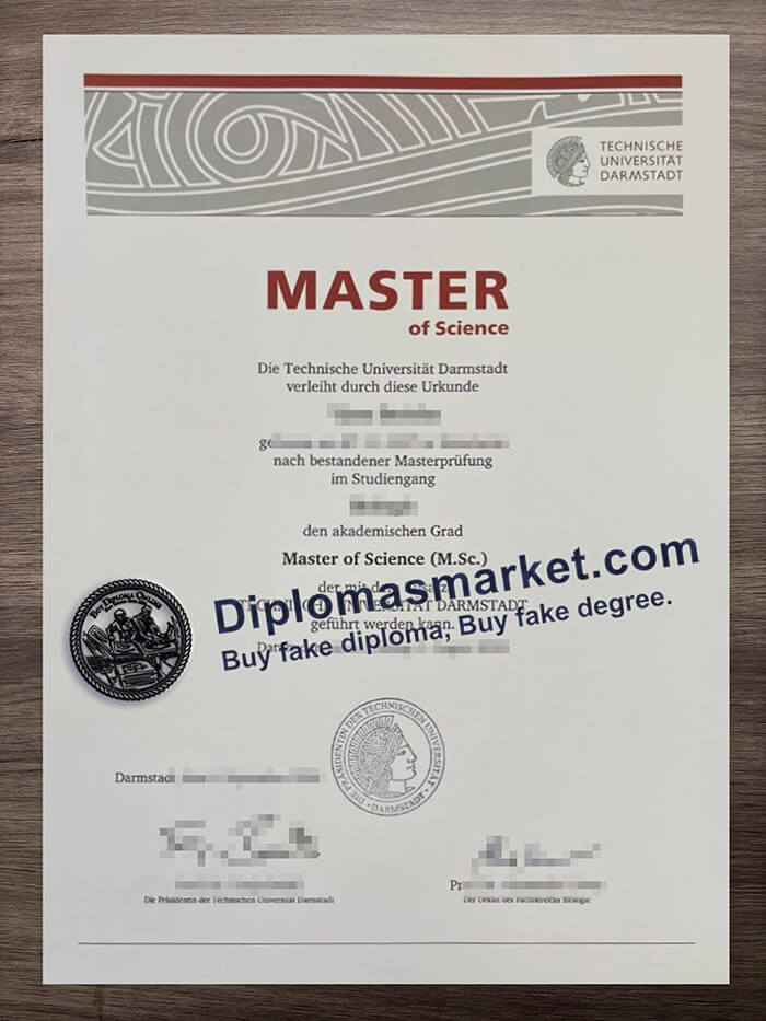 Technische Universität Darmstadt Urkunde