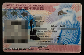 How to Get a US Employment Authorization Document? 在线办理美国工卡.