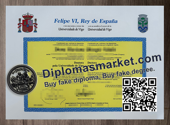 Universidade de Vigo diploma