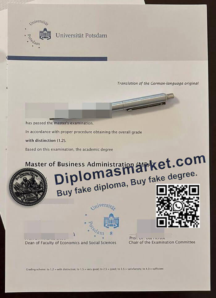Universität Potsdam degree