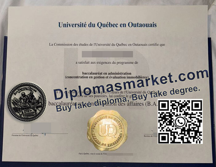 Université du Québec en Outaouais diploma
