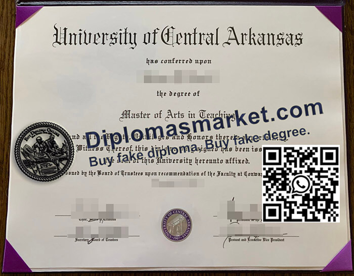 University of Central Askansas diploma