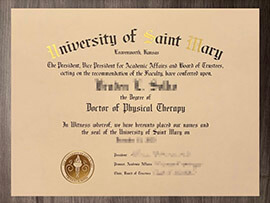 Principles for duplicating a University of Saint Mary degree online.