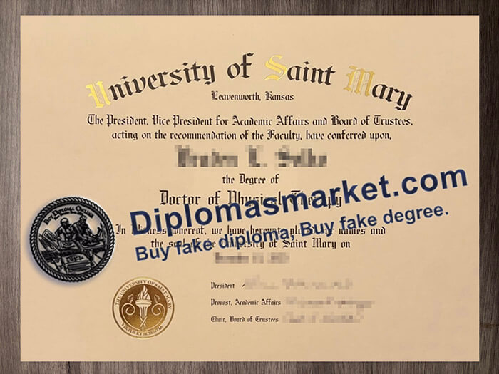 University of Saint Mary diploma