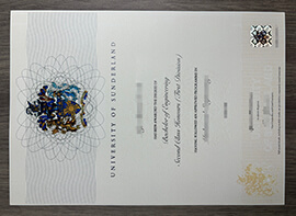 Can I order a Fake University of Sunderland diploma online?