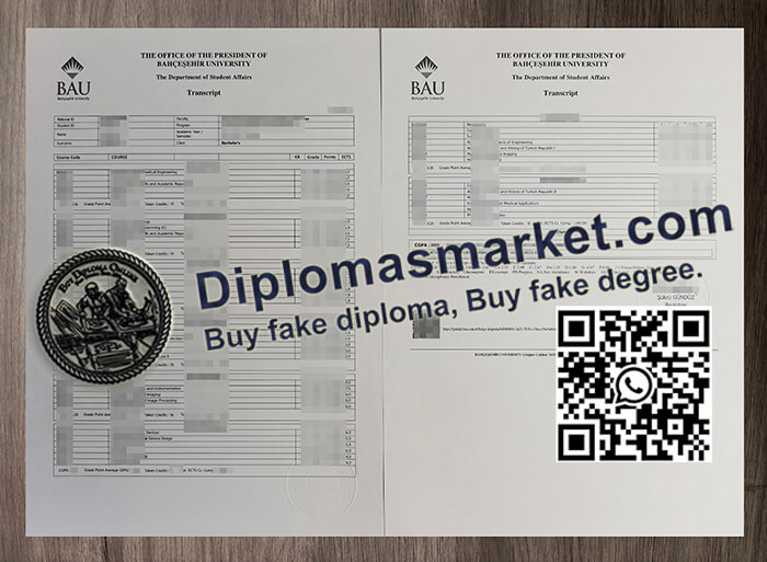 Bahçeşehir University degree