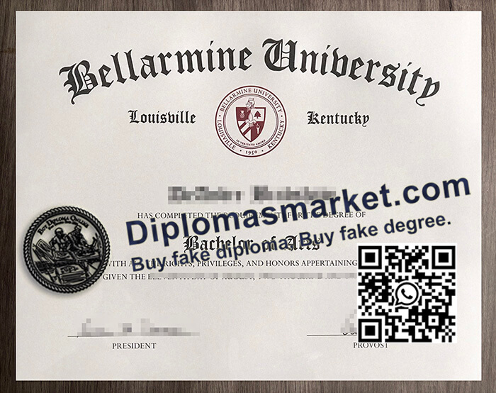 Bellarmine University diploma