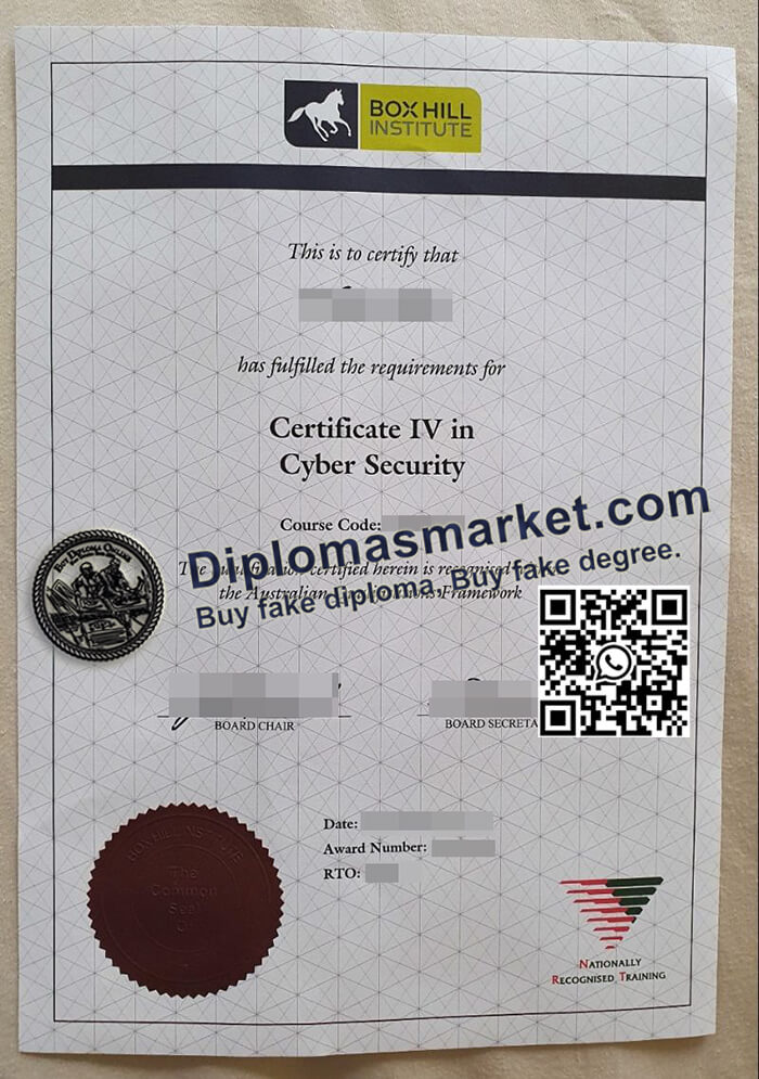 Box Hill Institute diploma