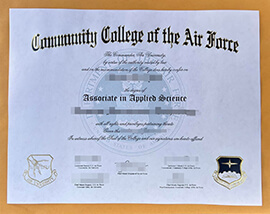 The steps to buy Community College of the Air Force degree.