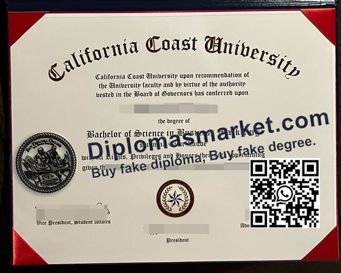 California Coast University diploma