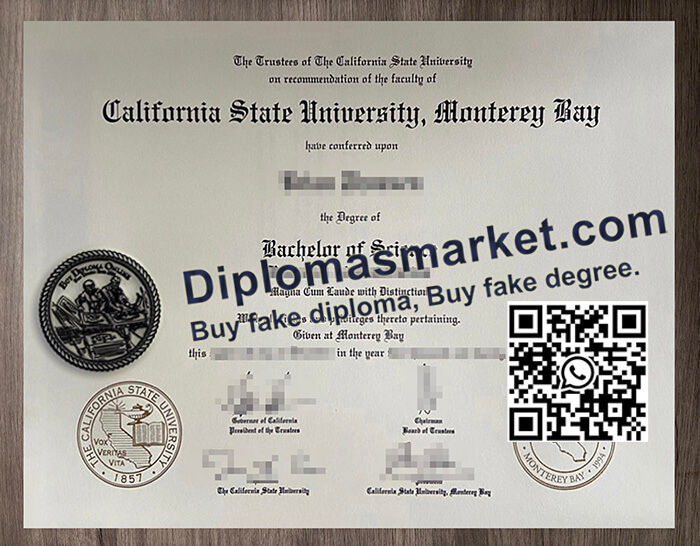 California State University Monterey Bay diploma