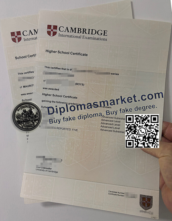 Cambridge Higher School Certificate