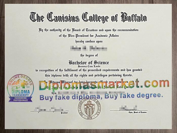 Canisius University degree