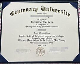 What Do I Need to Buy Centenary University degree Certificate?