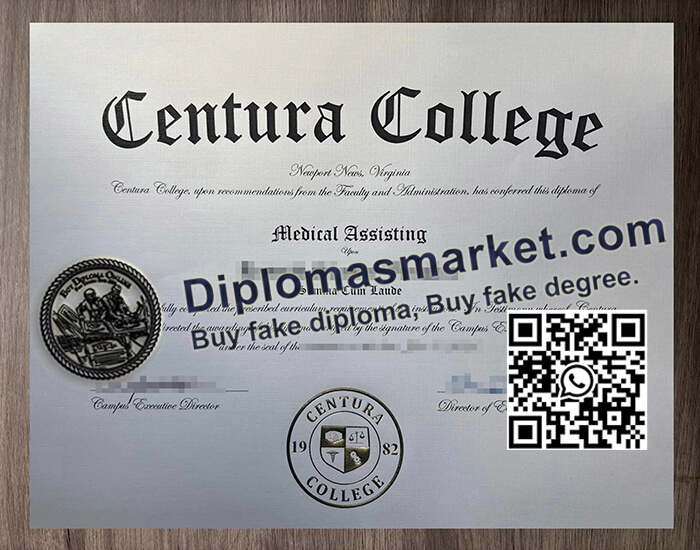 Centura College diploma