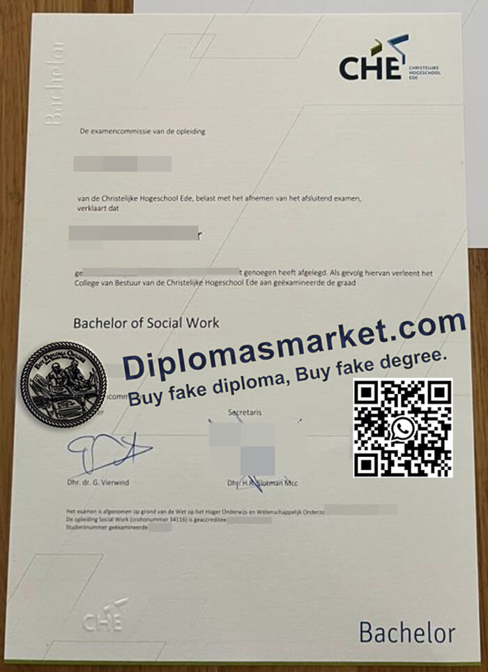 Christelijke Hogeschool Ede diploma