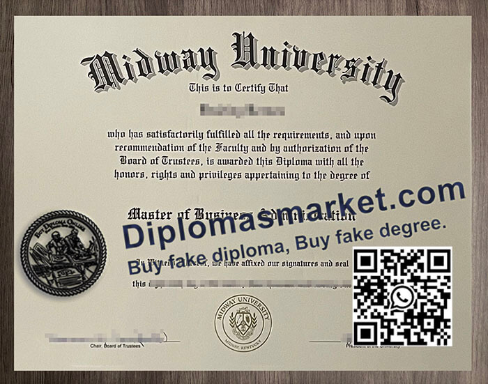 Midway University diploma