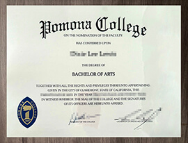Which site is best to buy an Pomona College degree online?