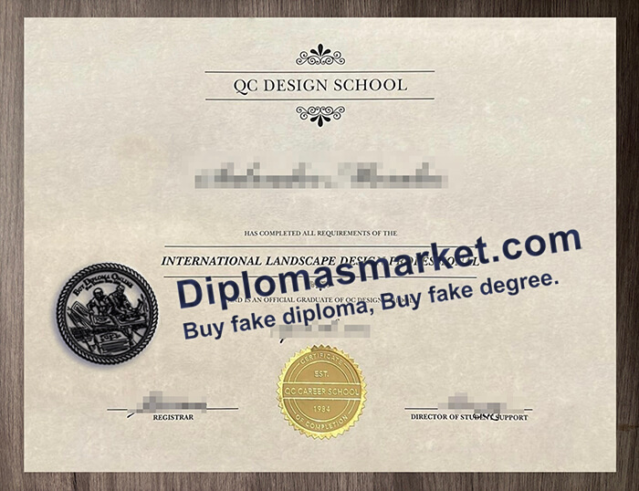 QC Design School diploma