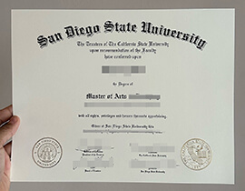 How to buy San Diego State University diploma? Offer Master degree.